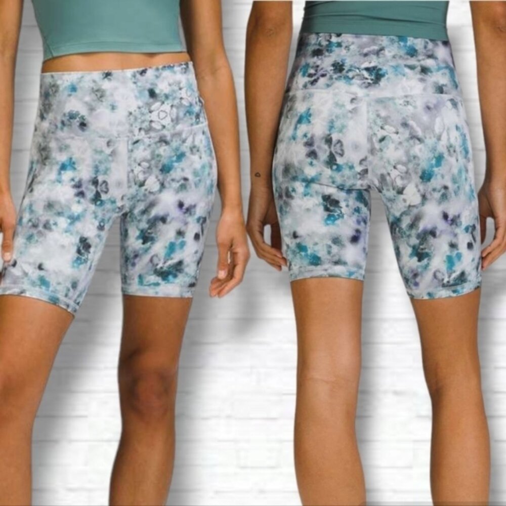 Lululemon 2021 Align Short 8 in Kaleidofloral Multi Colour Size 4